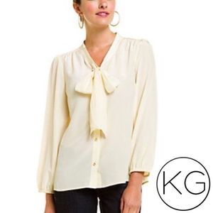 Lilly Pulitzer Austin Blouse Creamy Yellow